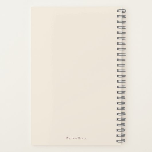 Dagelijkse notities handig notitieboek (Achterkant)