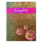 dagelijkse notities notitieboek (Voorkant)