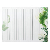 Dagelijkse notities (Pad) met een Tropical Design Notitieblok (Voorkant)