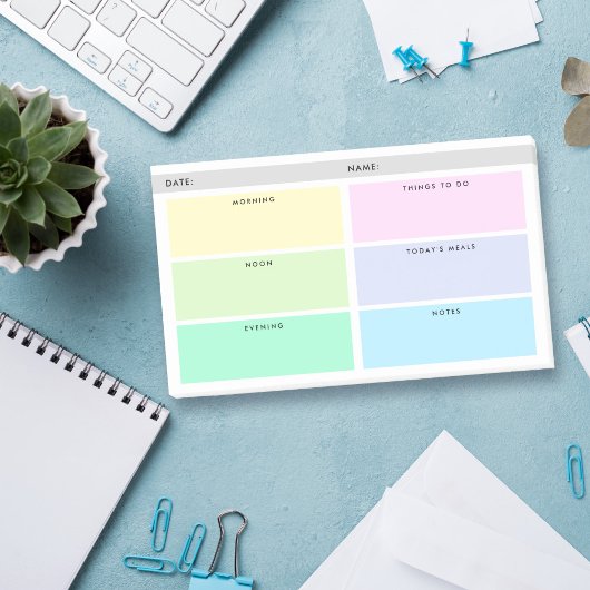 Dagelijkse organisator - Pastels Post-it® Notes