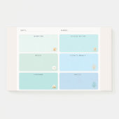 Dagelijkse Organizer Notities Strand Thema Kust Post-it® Notes (Voorkant)