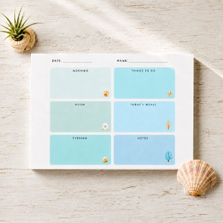 Dagelijkse Organizer Notities Strand Thema Kust Post-it® Notes