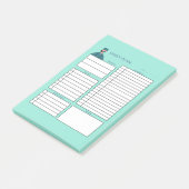 DAGELIJKSE PLAN NURSE POST-IT® NOTES (Schuin)