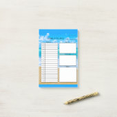 DAGELIJKSE PLAN POST-IT® NOTES (Op bureau)