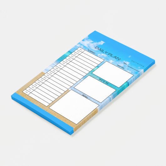 DAGELIJKSE PLAN POST-IT® NOTES (Schuin)