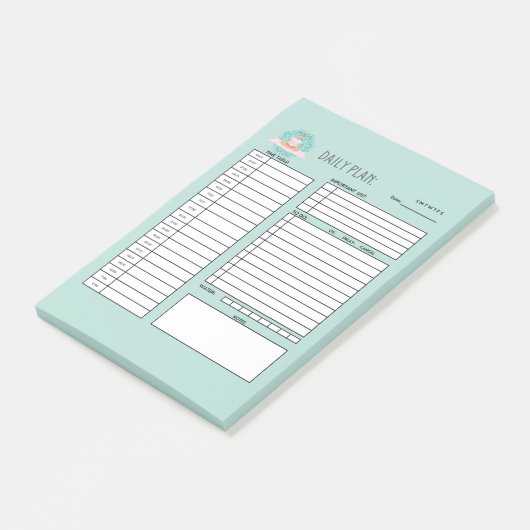 DAGELIJKSE PLAN POST-IT® NOTES (Schuin)