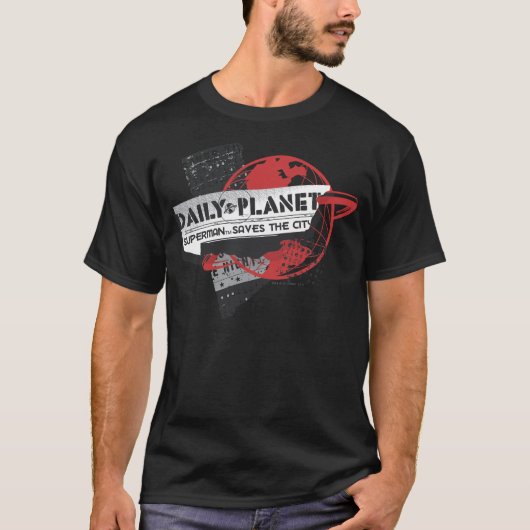 Dagelijkse planeet - Slaat de stad op T-shirt (Voorkant)