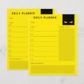 Dagelijkse planner (Voorkant / Achterkant)