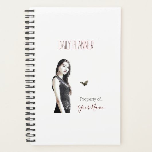 Dagelijkse planner - Aziatische vrouw - HAMbWG (Voorkant)