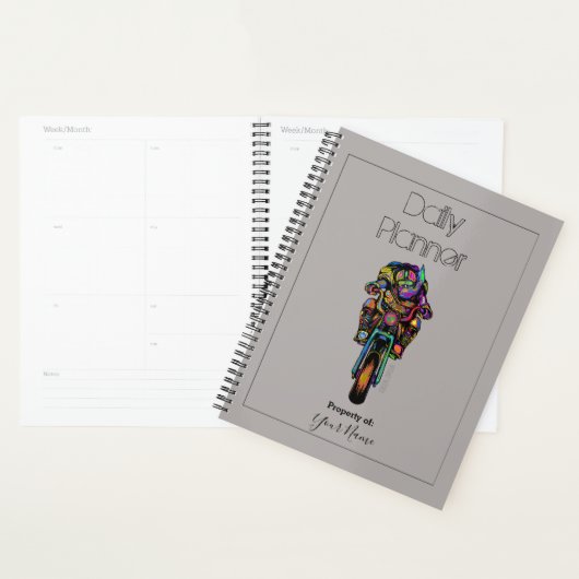 Dagelijkse planner - Biker - HAMbWG (Display)