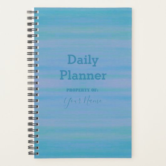 Dagelijkse planner - Blauwe was - HAMbWG (Voorkant)