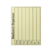 Dagelijkse Planner Business Notitieblok (Linkerzijde)