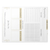 Dagelijkse Planner Custom Notitieblok voor Wellnes (Voorkant)