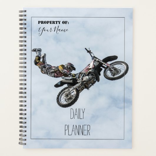 Dagelijkse planner - Dirt Biker - HAMbWG (Voorkant)