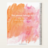 Dagelijkse planner - Dog Pet Business (Achterkant)