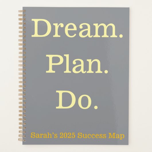 Dagelijkse Planner - Dream Plan Do Custom Edition (Voorkant)
