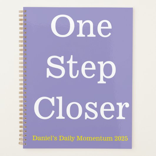 Dagelijkse Planner - Een stap dichterbij Custom De (Voorkant)