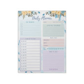 Dagelijkse planner Eenvoudig elegante ventilator m Notitieblok (Linkerzijde)