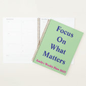 Dagelijkse planner - Focus op wat belangrijk is la (Display)