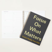 Dagelijkse planner - Focus op wat belangrijk is la (Display)