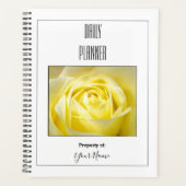 Dagelijkse planner - Gele roos - HAMbWG (Voorkant)