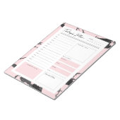 Dagelijkse planner home office notitieblok (Schuin)