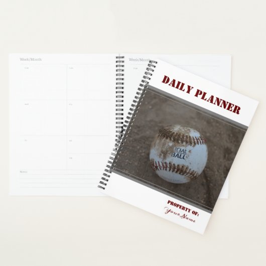 Dagelijkse planner - honkbal - HAMbWG (Display)