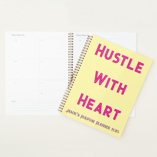 Dagelijkse Planner - Hustle With Heart Custom Book (Display)