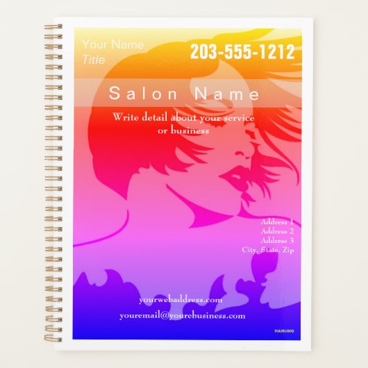 Dagelijkse planner kapsalon - HAMbyWG (Voorkant)