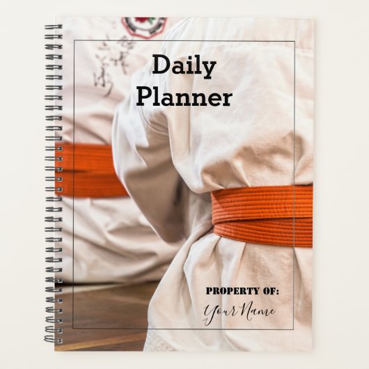 Dagelijkse planner - Karate - HAMbWG (Voorkant)