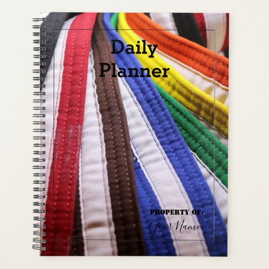 Dagelijkse planner - Karate - HAMbWG (Voorkant)