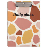 Dagelijkse planner klembord (Voorkant)