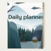 "Dagelijkse Planner" | Knus Winterhuisje & Sneeuw Planner (Achterkant)