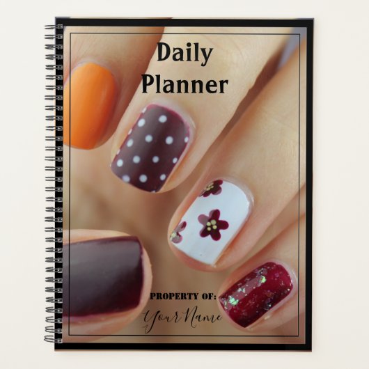 Dagelijkse planner met ANY kleur omslag - HAMbWG (Voorkant)