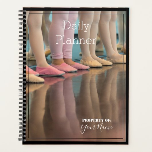 Dagelijkse planner met een ballet thema - HAMbWG (Voorkant)