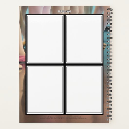 Dagelijkse Planner met een balletthema - HAMbWG (Achterkant)