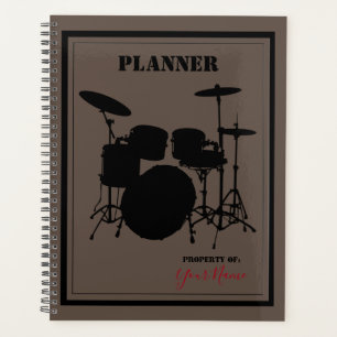 Dagelijkse planner met een drummer thema - HAMbWG
