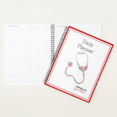 Dagelijkse planner met een stethoscoop thema - HAM (Display)