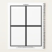 Dagelijkse planner met een stethoscoop thema - HAM (Achterkant)