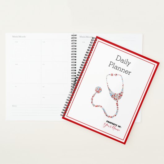 Dagelijkse Planner met een Stethoscoopthema - HAMb (Display)
