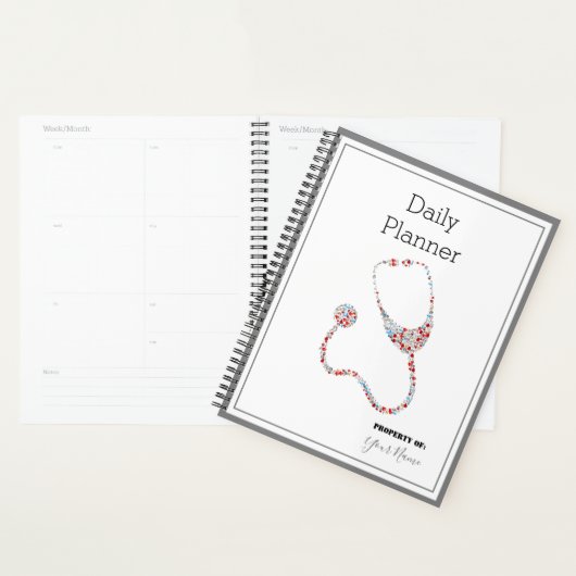 Dagelijkse Planner met een Stethoscoopthema - HAMb (Display)