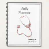 Dagelijkse Planner met een Stethoscoopthema - HAMb (Voorkant)