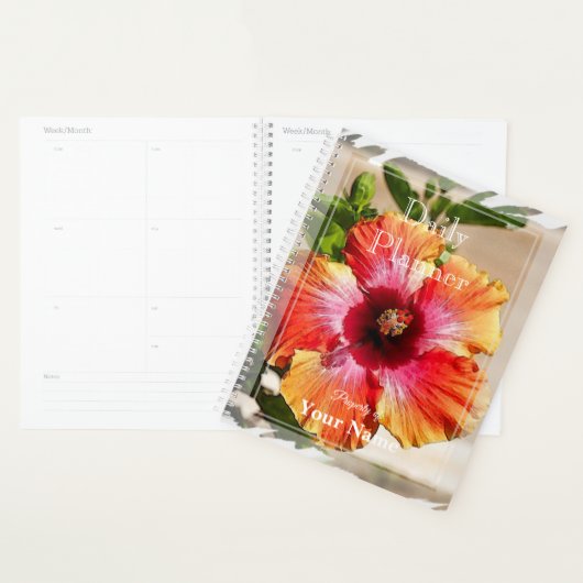 Dagelijkse Planner met Hibiscus Design - HAMbWG (Display)