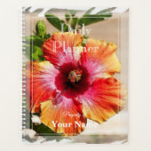 Dagelijkse Planner met Hibiscus Design - HAMbWG (Voorkant)