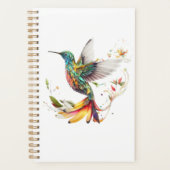 Dagelijkse planner met kleurrijk Humminbird Hoesje (Voorkant)