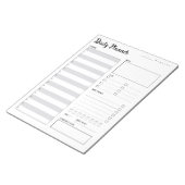 Dagelijkse planner met maandag begin (grijs) 8,5 x notitieblok (Schuin)