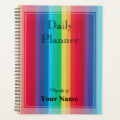 Dagelijkse planner met regenboogkleurstrips - HAMb (Voorkant)