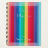 Dagelijkse planner met regenboogkleurstrips - HAMb (Voorkant)