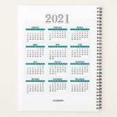 Dagelijkse planner met rode rozen - HAMbWG (Achterkant)