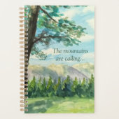 Dagelijkse planner met waterverf schilderij van de (Voorkant)